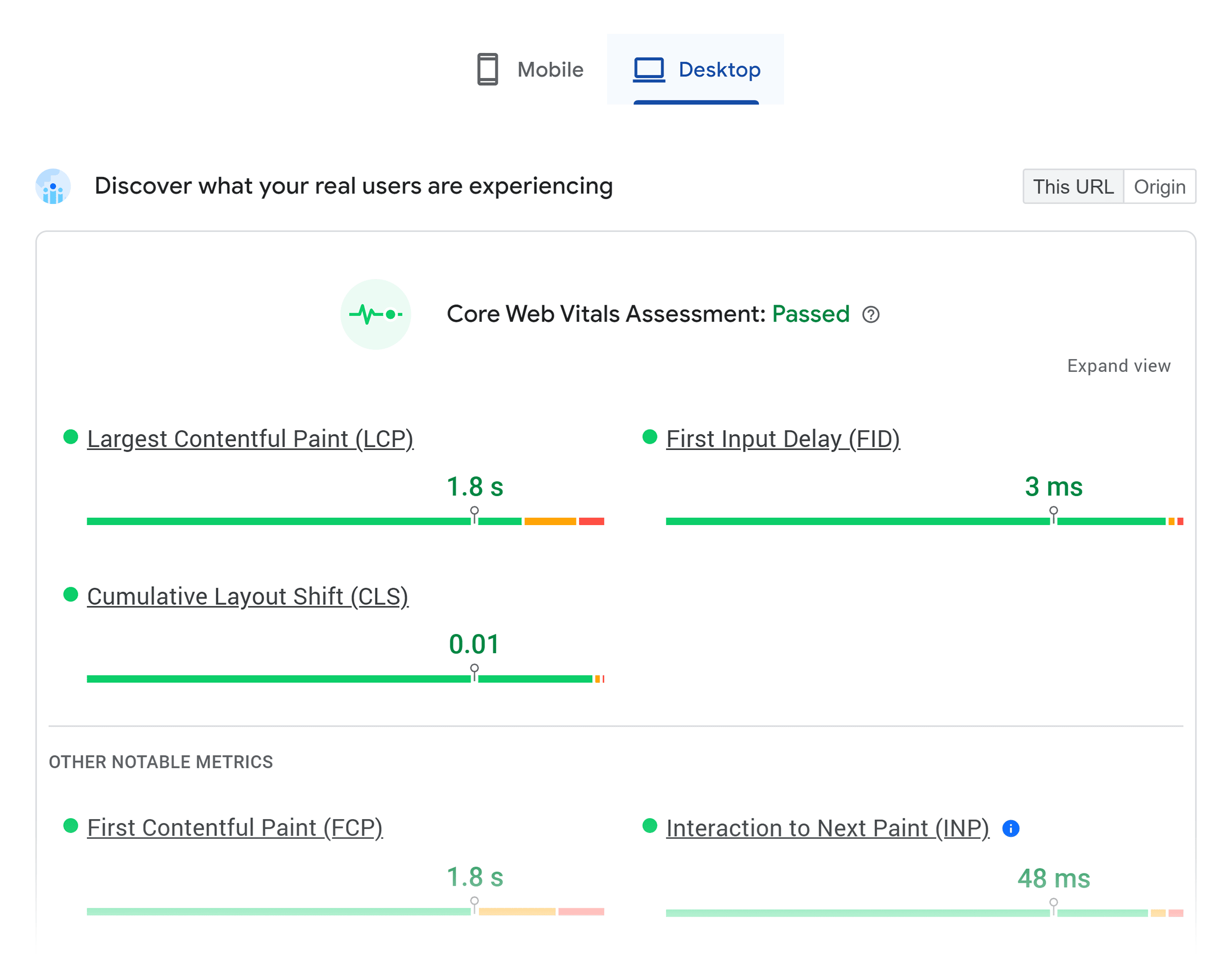 PageSpeed – Wordstream – Desktop