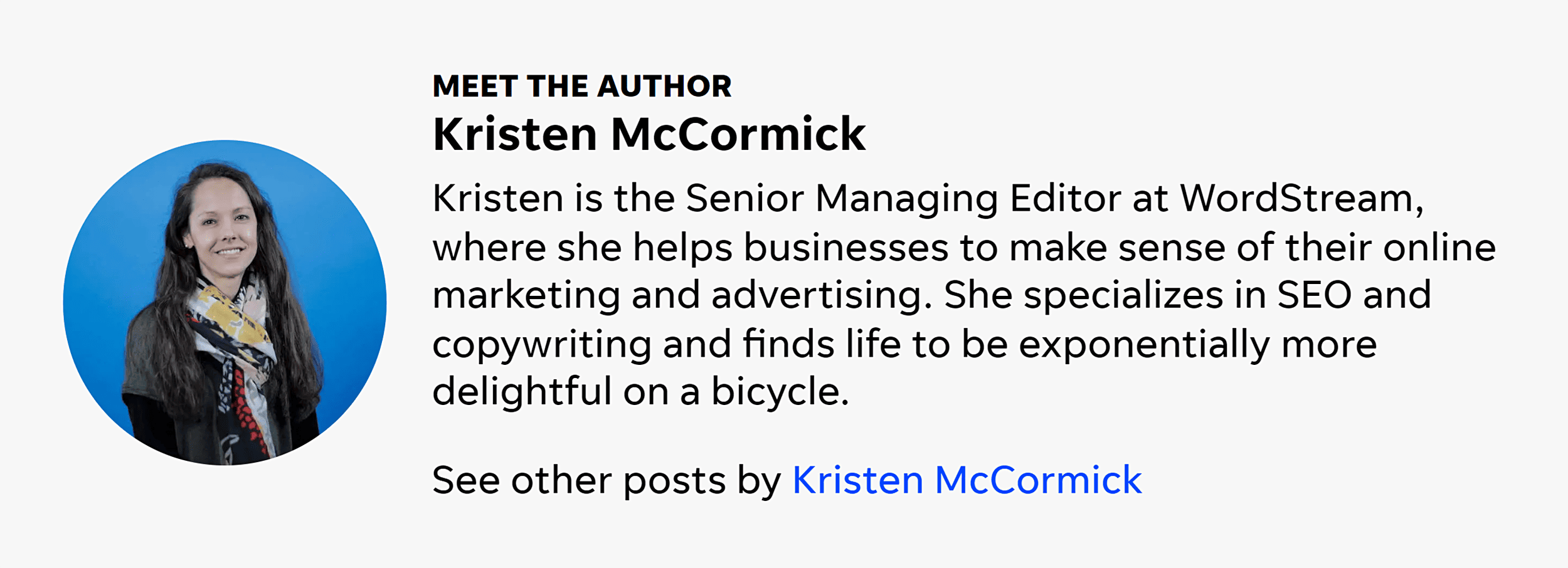 Wordstream – Article author