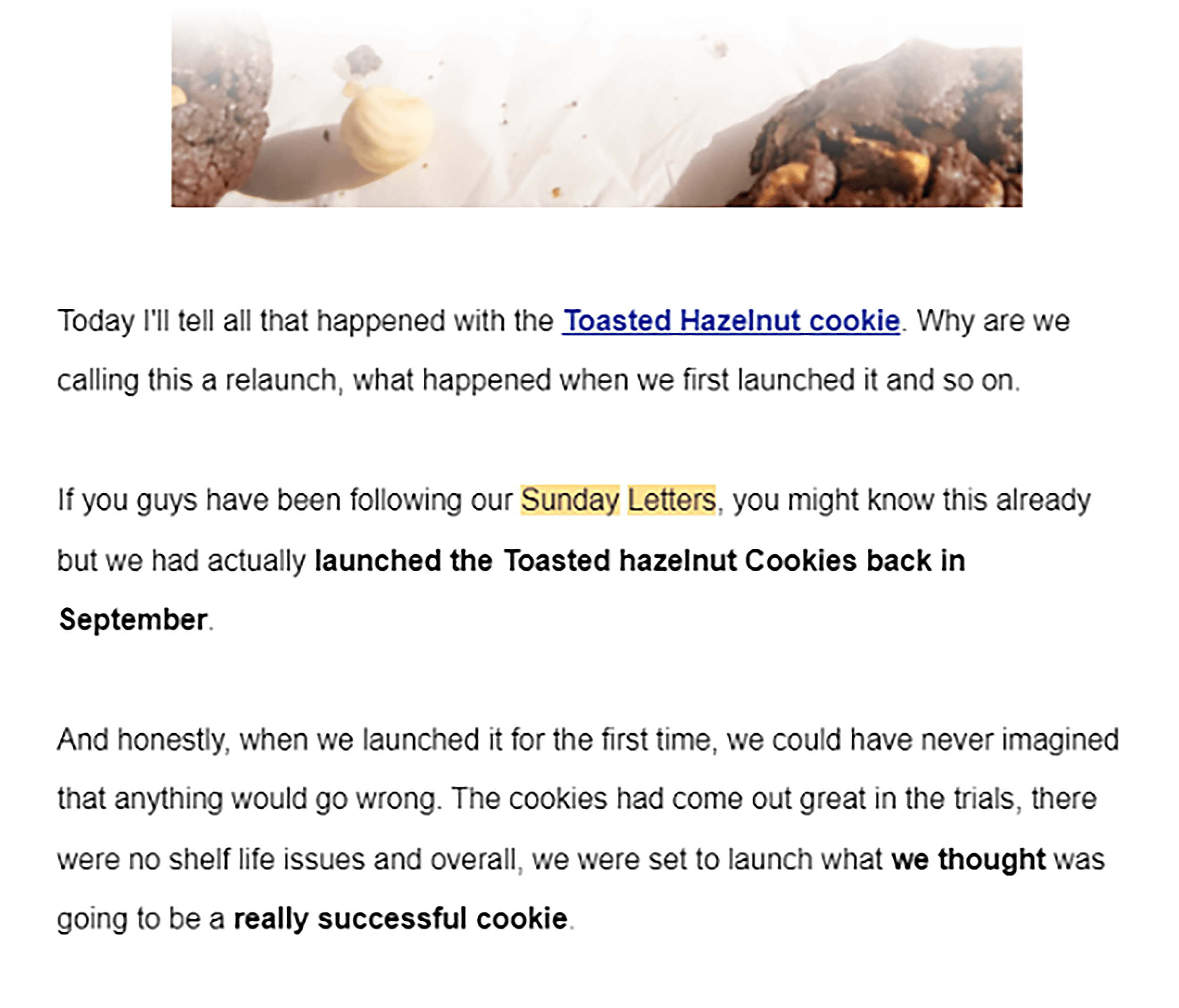 Dohful – Cookie newsletter