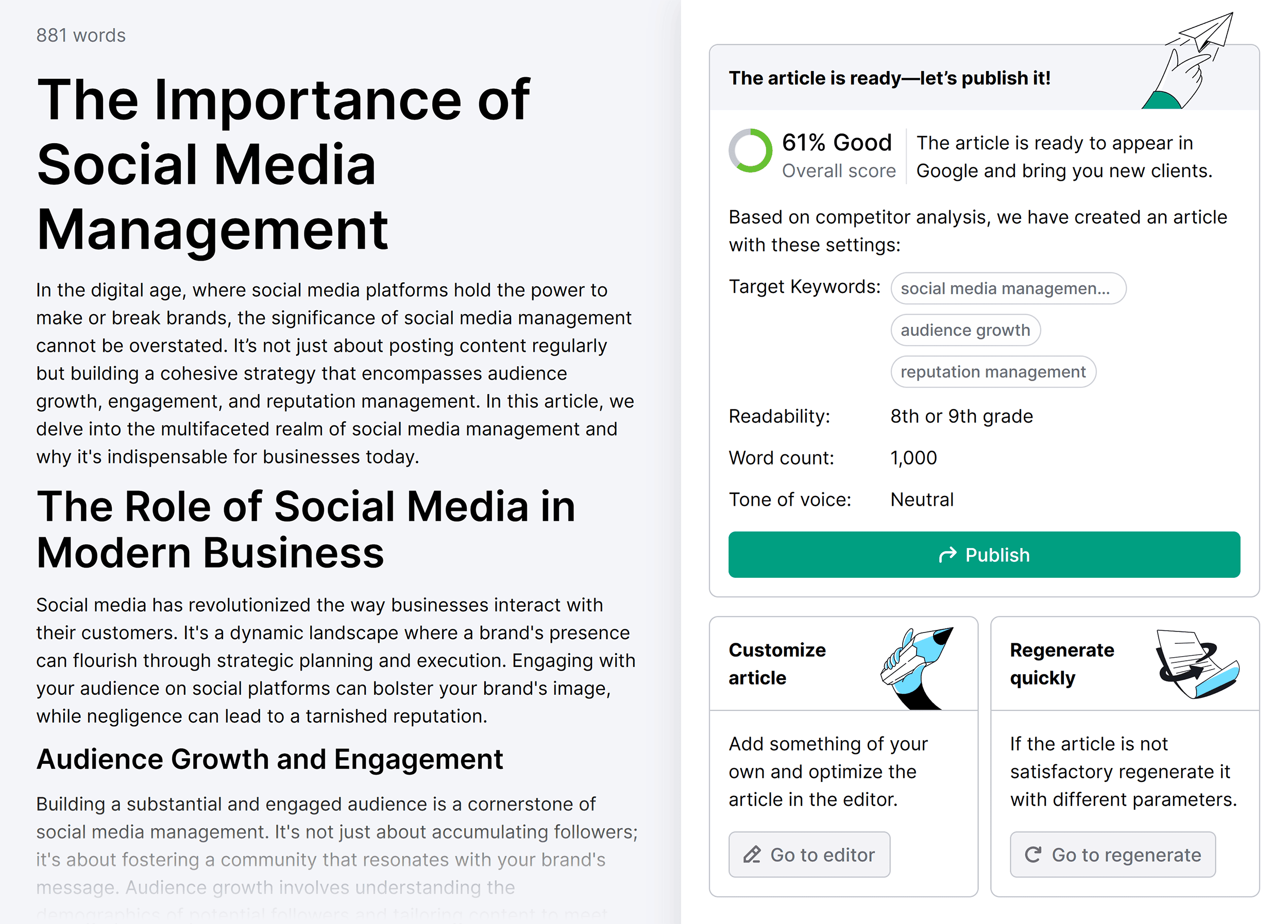 ContentShake – Article