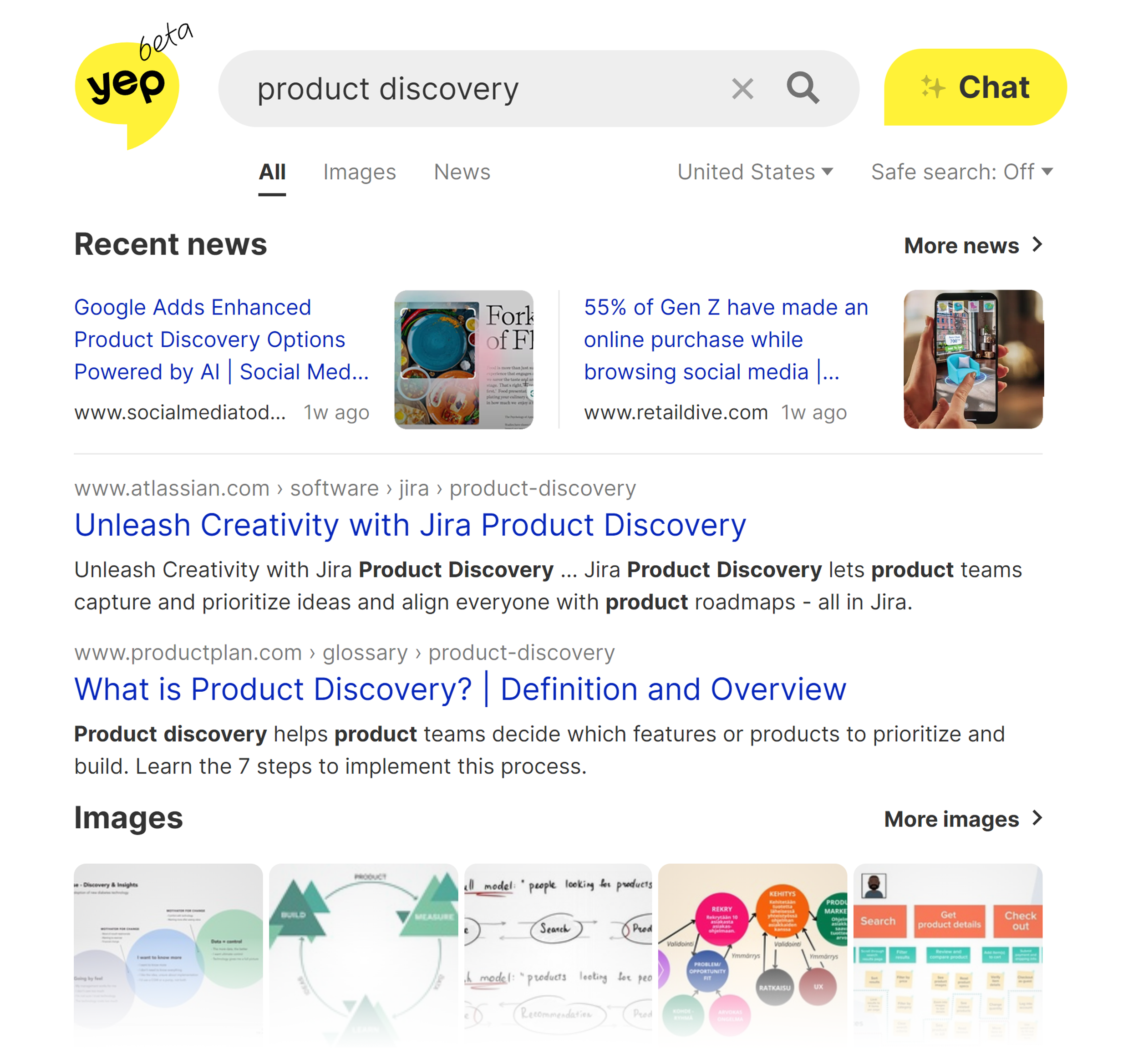 Yep – Search results