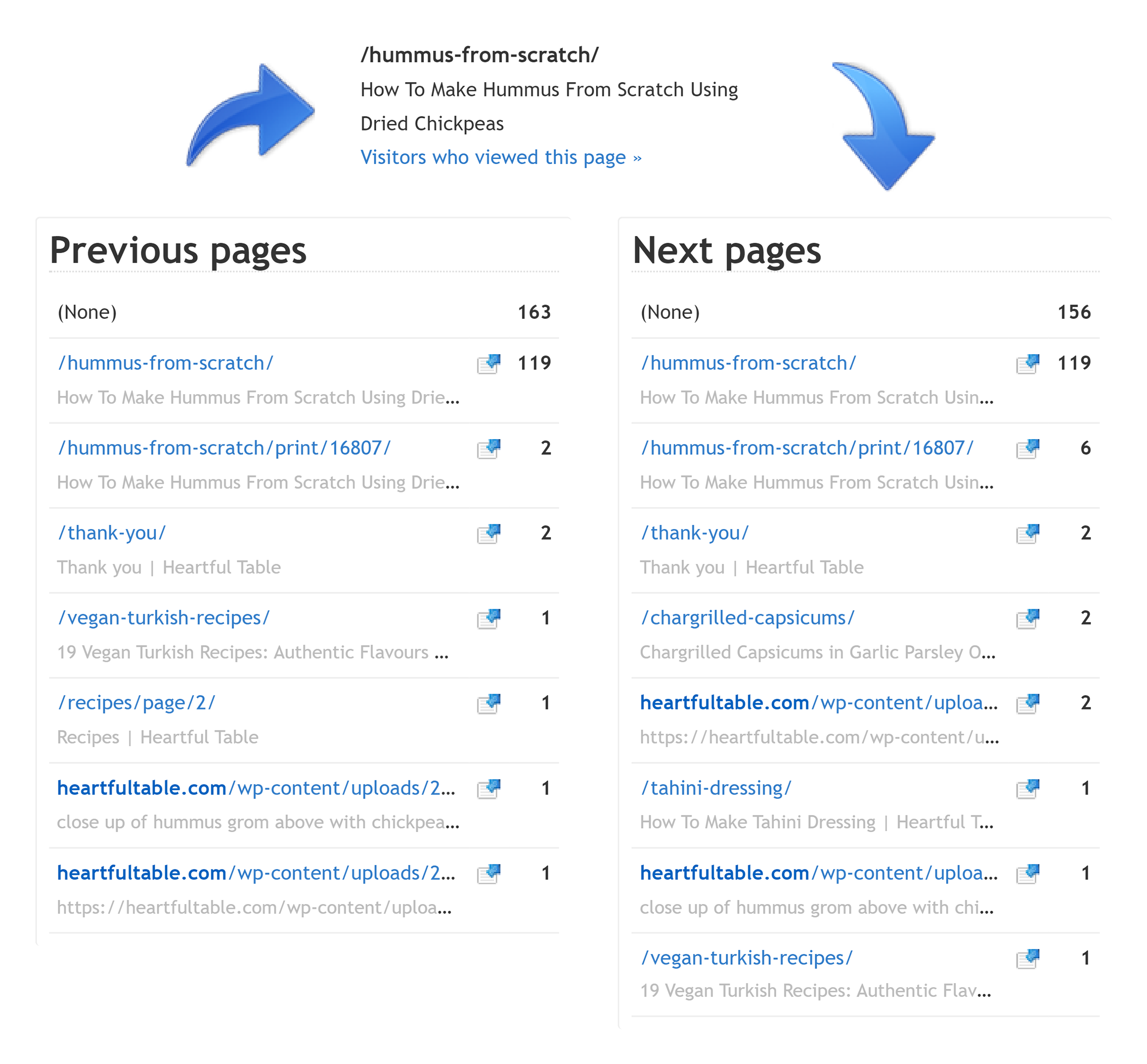 Clicky – Path Analysis – Report