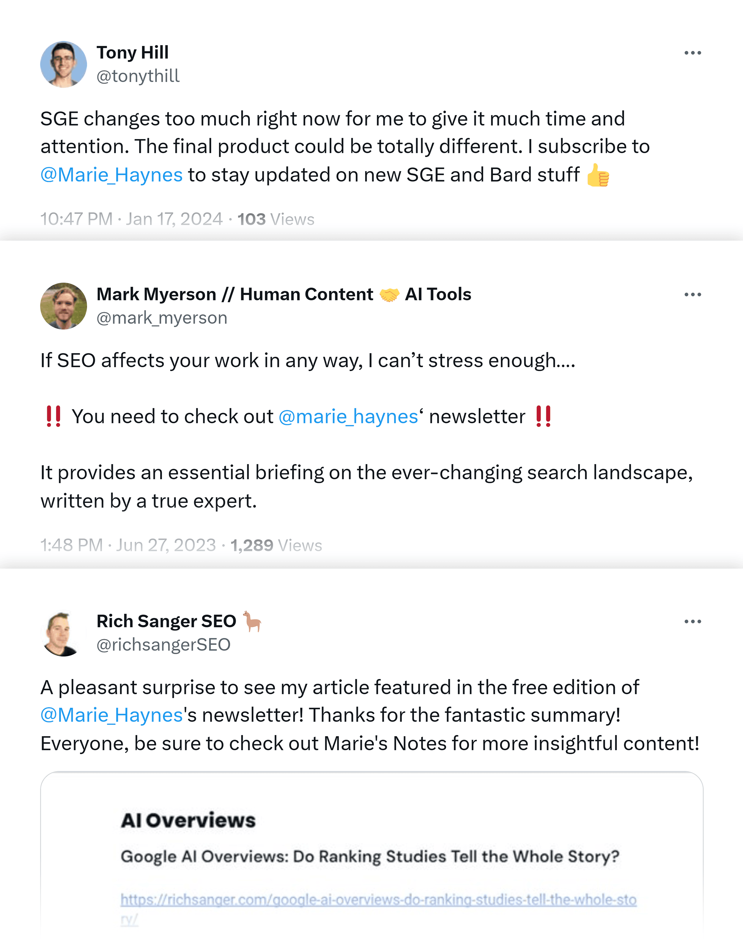 Search News You Can Use – Reader's comments